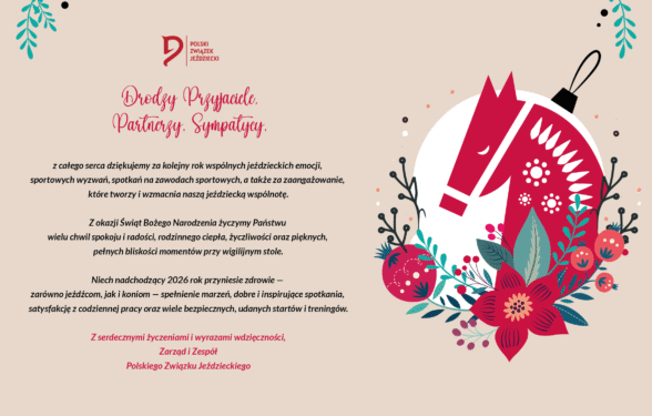 Życzenia świąteczne od Polskiego Związku Jeździeckiego