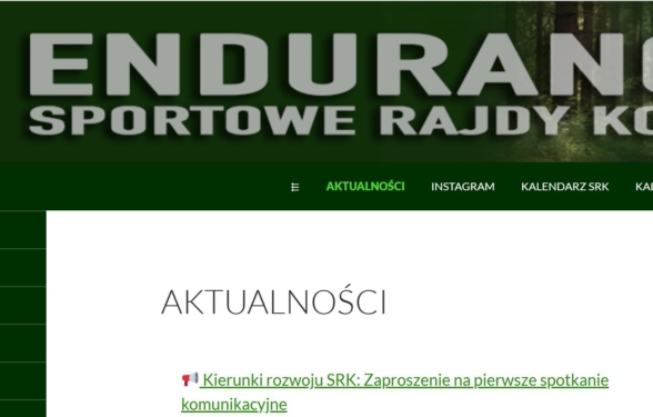 Kierunki rozwoju SRK: Zaproszenie na pierwsze spotkanie komunikacyjne