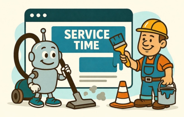 Przerwa techniczna w działaniu sklepu